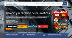 Desktop Screenshot of neumaticosduque.com